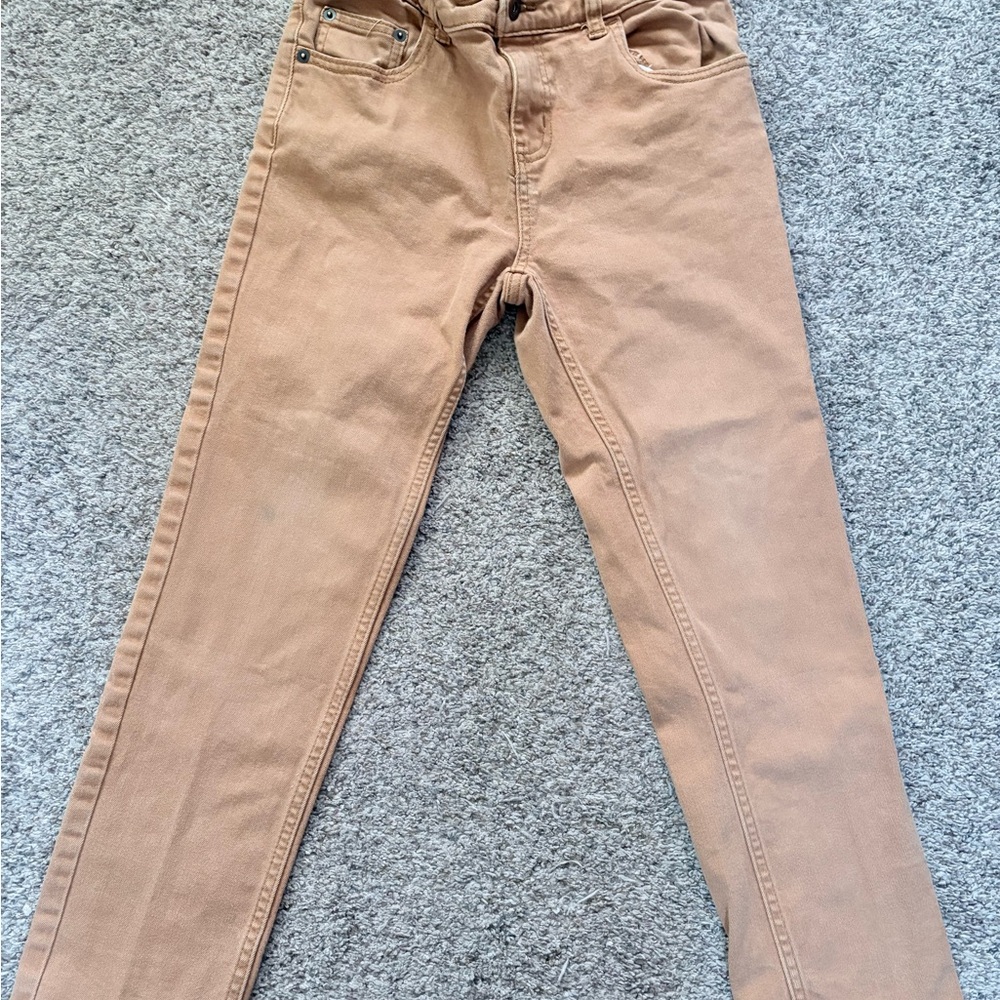 Wonder Nation Light Brown Slim Fit Pants